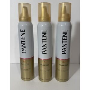 3-Pantene Pro-V Mousse Curl Tames Frizz For Soft Touchable Curls 6.6 oz ea NEW